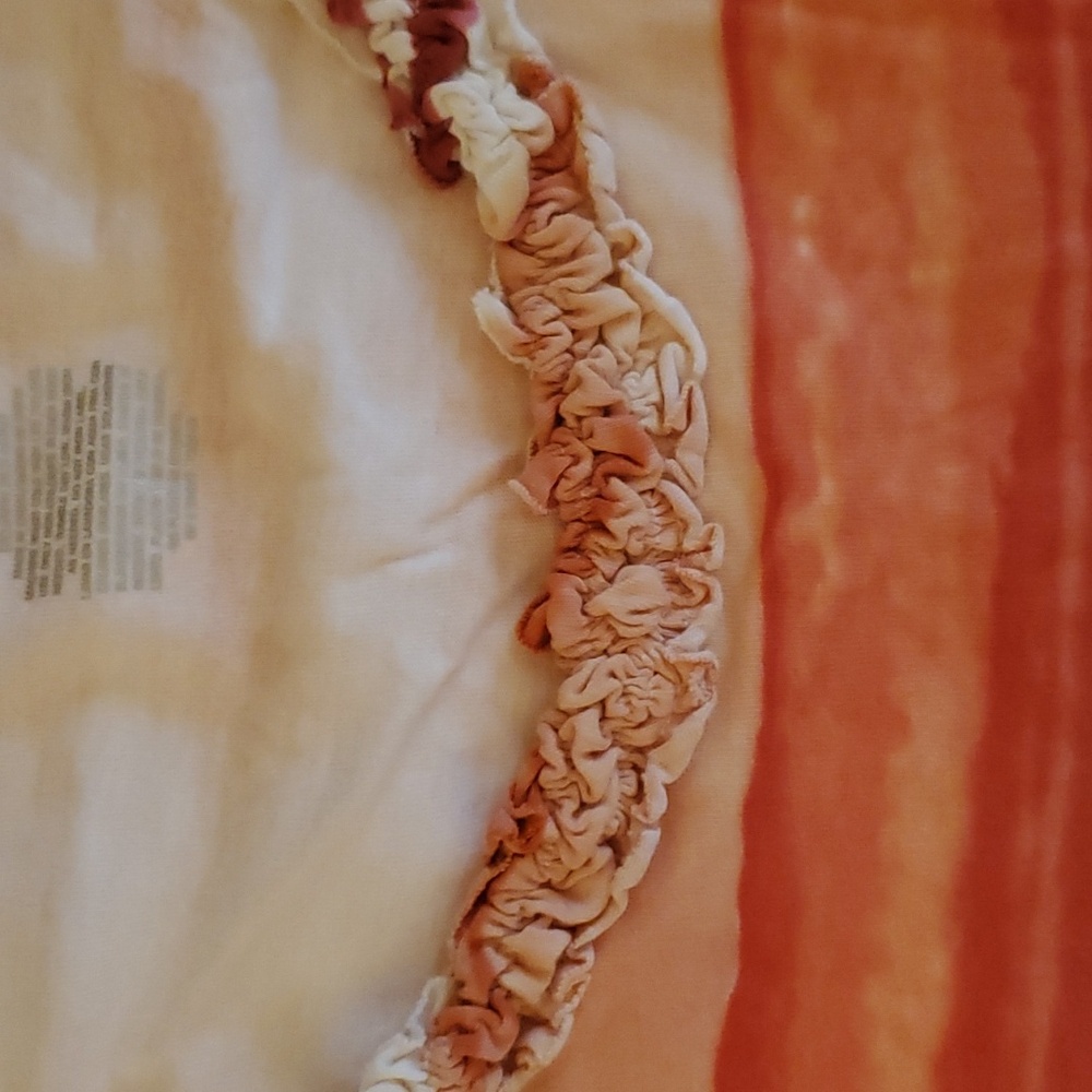 St. Johns Bay Ruffle Neck Tank Top - Picture 2 of 3